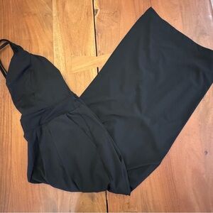 Halara Wide Leg Crisscross Jumpsuit